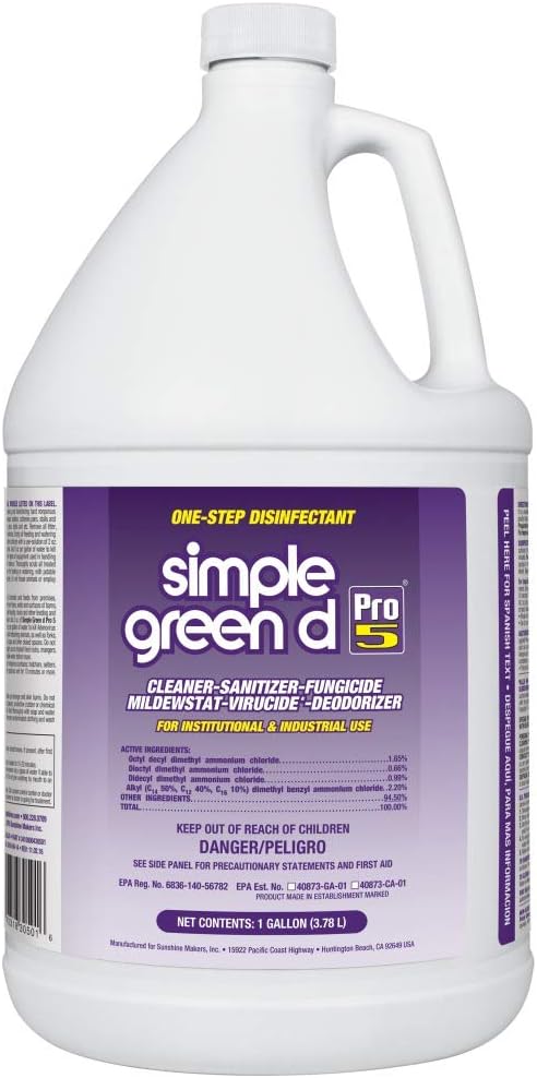 Simple Green 30501 d Pro 5 Disinfectant Review