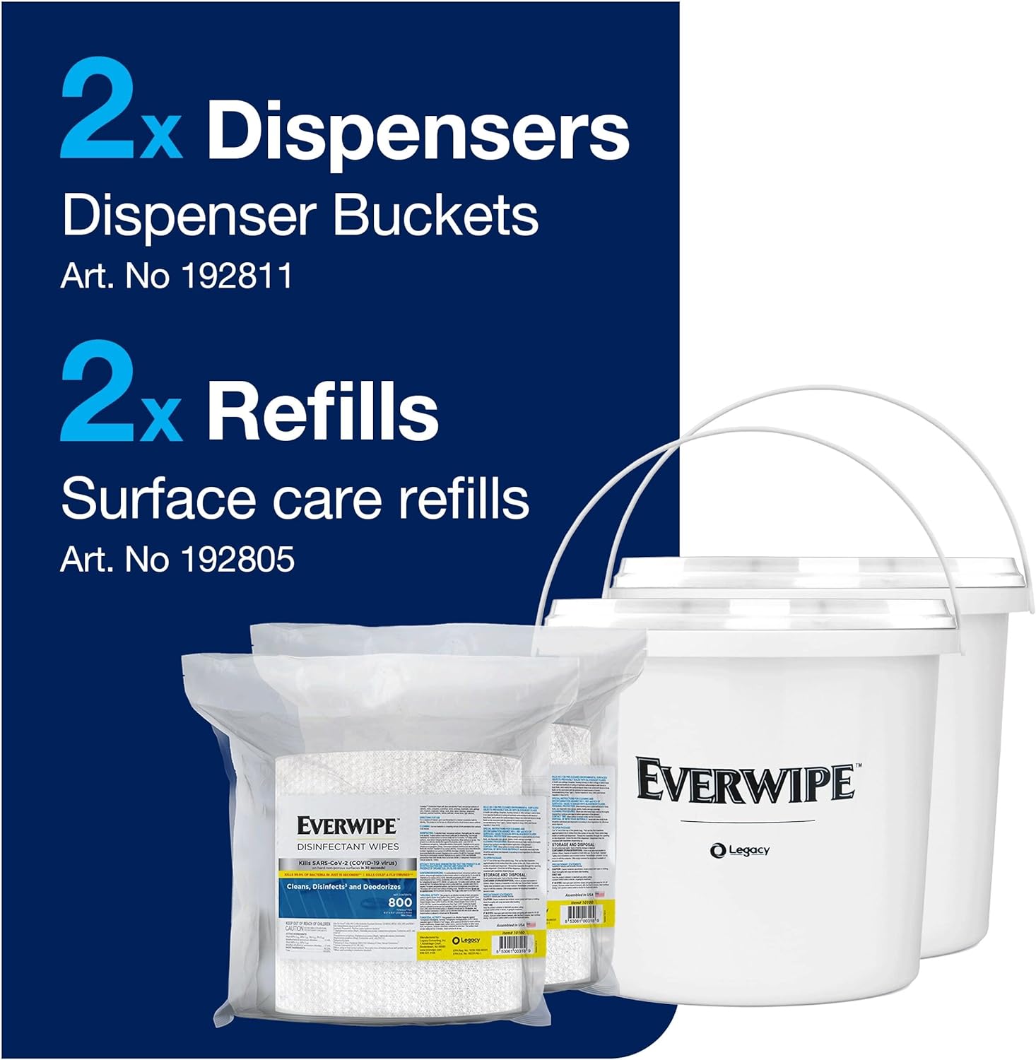 Tork Everwipe Disinfectant Wet Wipe Jumbo Rolls Starter Pack Review